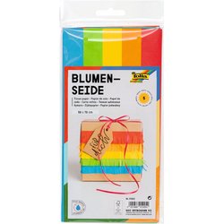 Blumenseide 20g 50x70cm 5Bg sortiert