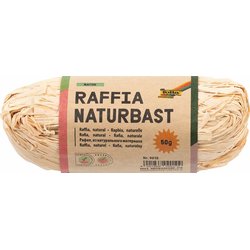 Raffia Naturbast 50g natur