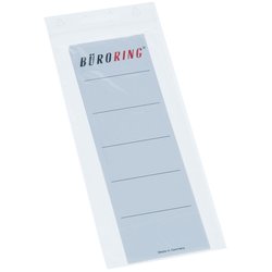 Einsteckrückenschild Büroring 201133 breit/kurz weiß 10 St./Pack.