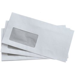 Briefumschlag mit Fenster DIN Lang weiß  80g/m² 25St