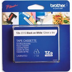 Schriftbandkassette Brother TZE231S laminiert 12mmx4m