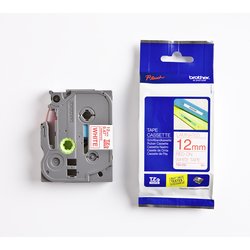 Schriftbandkassette TZE232 laminiert, 12mm breit/8m lang