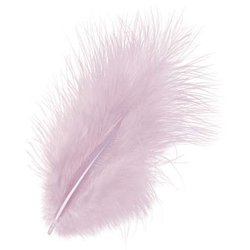 Marabufeder 10cm 15 Stück rosa