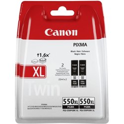InkJet-Patrone Canon PGI-550XLPGBKTP 2x22ml Twin-Pack black