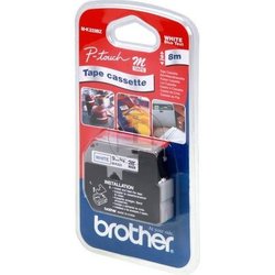 Schriftbandkassette Brother MK223BZ 9mmx8m weiß/blau