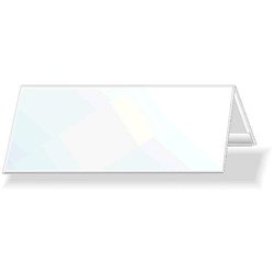 Tischnamensschilder Durable 805319 210x297mm Dachform transparent