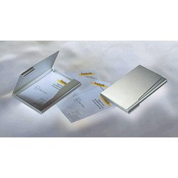 Visitenkartenbox Durable 241523 silber metallic für bis zu 20 Karten