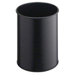 Metall-Papierkorb Durable 330101 rund 14,7 Liter 315mm hoch schwarz