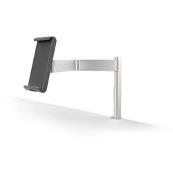 Tablet Holder Table Clamp, silber metal
