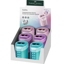 Doppelspitzdose RollOn Sparkle farbig sortiert