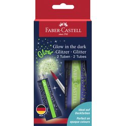 Glitzer Faber Glow in the dark 2 Tuben