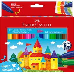 Filzstifte Jumbo Super Washable 12St im Kartonetui