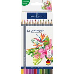 Aquarell Goldfaber Tropical Blossoms 12er