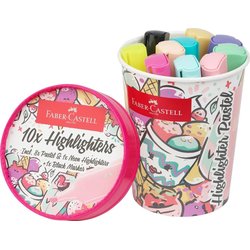 Textmarker Ice Cream cup Pastell 10er