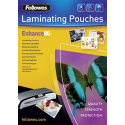 Fellowes® Laminierfolien Enhance 80 53060 DIN A5 80 mic 100 St./Pack.