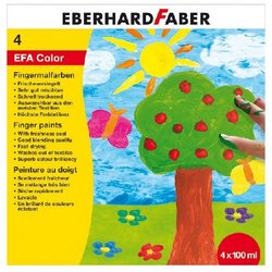 Fingermalfarbe EFA 578804 100ml 4St