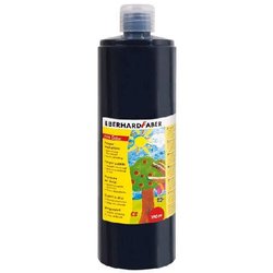 Fingerfarbe 750 ml Flasche schwarz