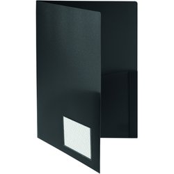 Broschürenmappe Foldersys 10008-30 PP A4 schwarz