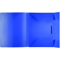 Eckspanner-Sammelbox Polypropylen blau