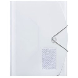 Jumbo-Eckspanner-Sammelbox Foldersys 10008-80 PP A4 weiß