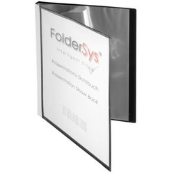 Präsentations-Sichtbuch Foldersys 25011-30 A4 10 Hüllen schwarz