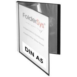 Präsentations-Sichtbuch Foldersys 25025-30 A5 20 Hüllen