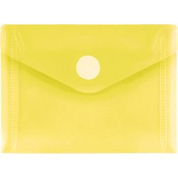 Sichttasche Foldersys 40117-64 PP A7quer mit Klettverschluss transluzent gelb
