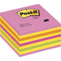 Haftnotiz Post-it Würfel 2028NP 76x76mm neonpink 450Bl