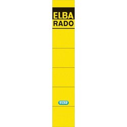 Rückenschild Elba 04614GB 34x190mm 10St sk gelb
