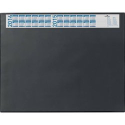 Schreibunterlage 650x520mm mit Vollsichtplatte schwarz