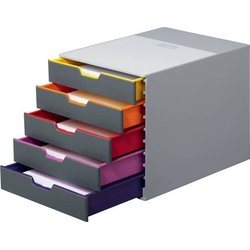 Schubladenbox Durable 760527 Varicolor 5 farbiger Verlauf