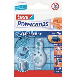 Powerstrips Tesa 59700 Waterproof Strops Large 6St.