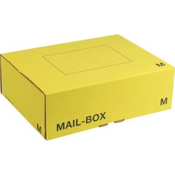 Versandkarton 212151220 Mail-Box M gelb wiederverschließbar