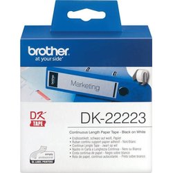 Endlos Papier-Etiketten Brother DK22223 weiß 30,48m/50mm QL 500/550