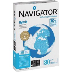 Kopierpapier Navigator Hybrid 80g A4 weiß 500Bl