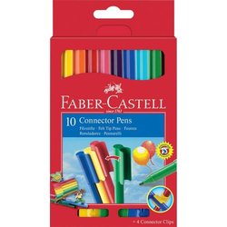 Fasermaler Faber Castell 155510 Connector Pen 10St