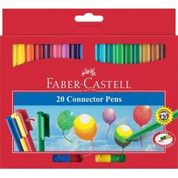 Fasermaler Faber Castell 155520 Connector Pen 20St