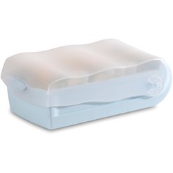 Lernkartei Karteibox A8 quer pastellblau