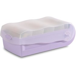 Lernkartei Karteibox A8 quer pastelllila