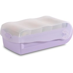 Lernkartei Karteibox A7 quer pastelllila