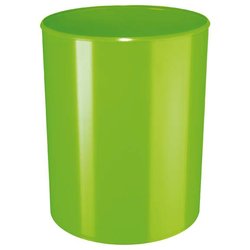 Design-Papierkorb 13 Liter, hochglänzend, grün