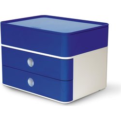 SMART-BOX PLUS ALLISON, royal blue mit 2 Schubladen und Utensilienbox