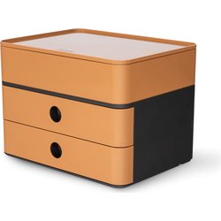 SMART-BOX PLUS ALLISON, brown mit 2 Schubladen und Utensilienbox