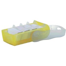Lernkartei Karteibox PVC A7 quer gelb-transluzent