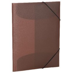 Sammelmappe A4 PP transluzent braun