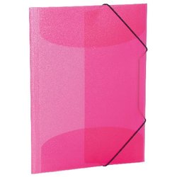 Sammelmappe A3 PP transluzent pink