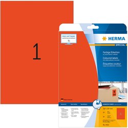 Color-Etikett Herma 4422 A4 20Bl 210x297mm 20St rot