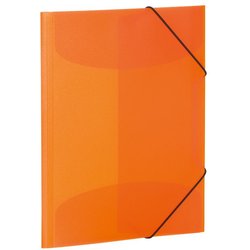 Sammelmappe A4 PP transluzent orange
