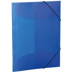 Sammelmappe A4 PP transluzent dunkelblau
