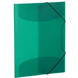 Sammelmappe A4 PP transluzent dunkelgrün